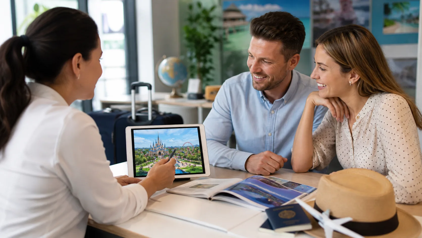 Planejamento de férias Disney com agente de viagens